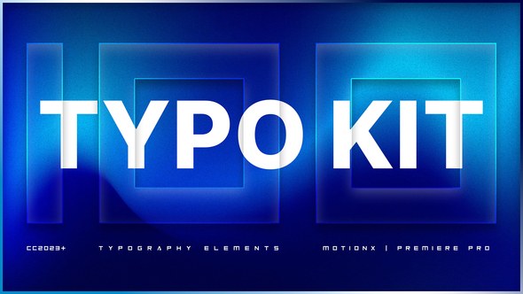 Typo Kit | Premiere Pro Premiere Pro template preview