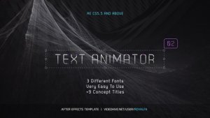 TypeX - Pure Pack: Title Animation Presets Library Video Displays template preview