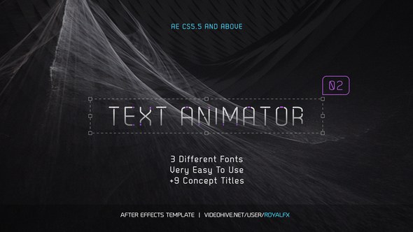 TypeX - Pure Pack: Title Animation Presets Library Video Displays template preview