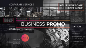 Business Promo Video Displays template preview