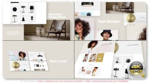Videohive Minimal Design Website Promotion Product Promo template preview