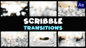 Videohive Scribble Transitions | After Effects 50446390 Elements template preview
