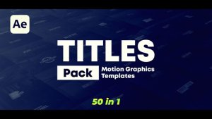 Videohive Motion Titles 56146521 Titles template preview