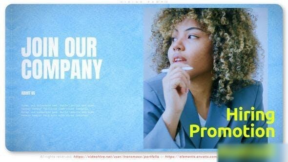 Videohive Hiring Promo Openers template preview