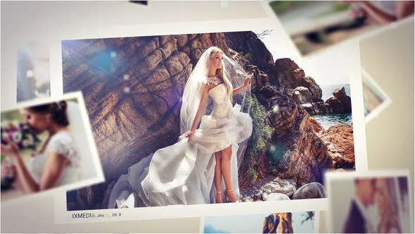 Videohive Wedding Mist Slideshow Video Displays template preview