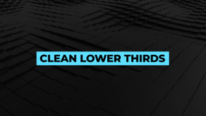Big Corporate Lower Thirds Video Displays template preview