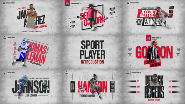 Videohive Sport Player Introduction 57853138 Broadcast-packages template preview