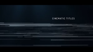 Videohive Cinematic Titles 54799562 Titles template preview