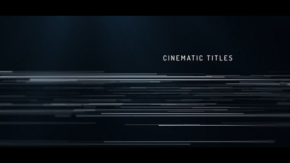 Videohive Cinematic Titles 54799562 Titles template preview