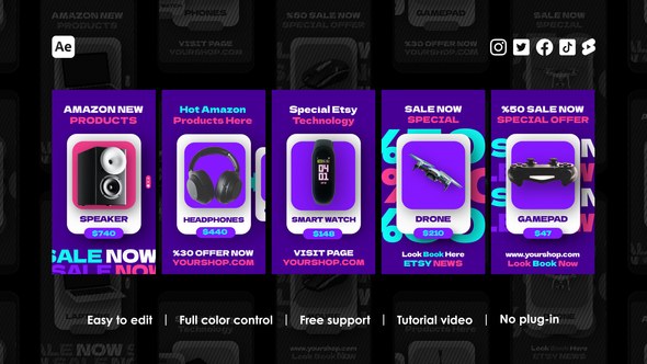 Videohive Purchase Instagram Reels 48421054 Product Promo template preview
