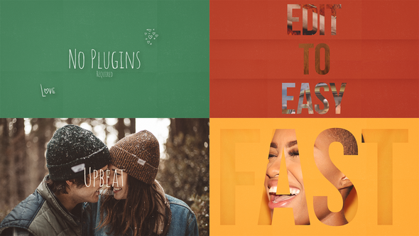 Videohive Upbeat Slideshow 22263600 Openers template preview