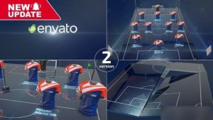 Videohive Soccer Team Lineups 25323693 Openers template preview
