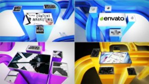 Videohive Creative lines Video Displays template preview