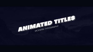 Videohive Animated Titles 45405103 Titles template preview