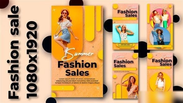 Videohive Fashion Sale Instagram Stories 46666613 Openers template preview