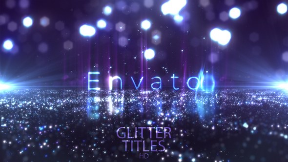 Videohive Glitter Fashion Titles Titles template preview
