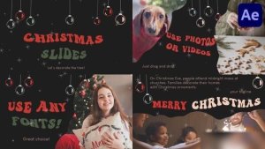 Videohive Christmas Greeting Scenes for After Effects Openers template preview