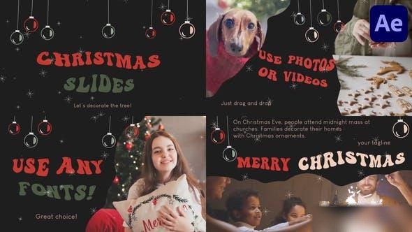 Videohive Christmas Greeting Scenes for After Effects Openers template preview