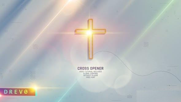 Videohive Cross Opener/ Christmas Nativity Story/ Jesus Christ/ Holy Bible/ God/ Gospel/ Choir/ Pigeon/ Dove I Openers template preview