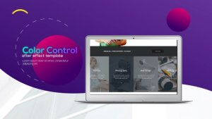 Trendy Minimalistic Web Promo Video Displays template preview