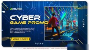 Videohive Cyber World Gamer Promo Openers template preview