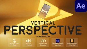 Videohive Vertical Perspective Transitions for After Effects Elements template preview