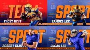 Videohive Sport Team / Player Introducing Broadcast-packages template preview