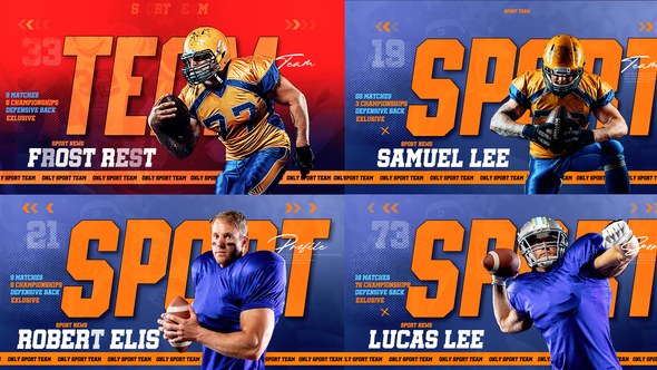 Videohive Sport Team / Player Introducing Broadcast-packages template preview