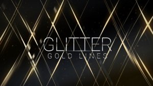 Videohive Glitter Gold Lines | Award Titles Titles template preview