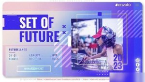 Videohive Futuristic Music Set Openers template preview