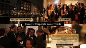 Luxury / Corporate - Lower Thirds Package Video Displays template preview