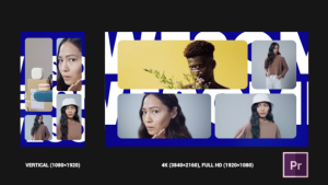 Multi Screen Intro Premiere Pro template preview