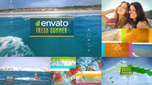 Videohive Stylish Summer Slideshow Video Displays template preview