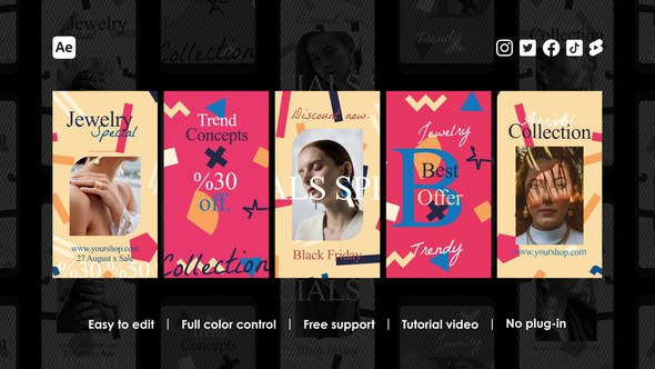 Videohive Album Instagram Reels Product Promo template preview