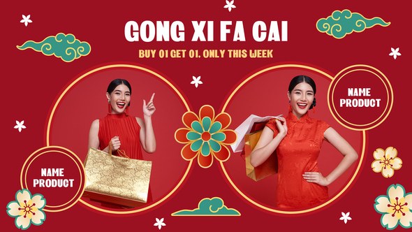 Videohive Chinese New Year Sale Promo Product Promo template preview