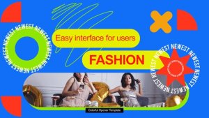 Colorful Opener - Dynamic Fashion and Lifestyle Typography Titles template preview