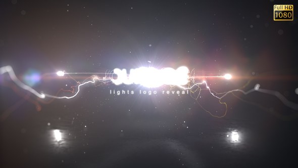 Videohive Lights Logo Reveal Logo Stings template preview