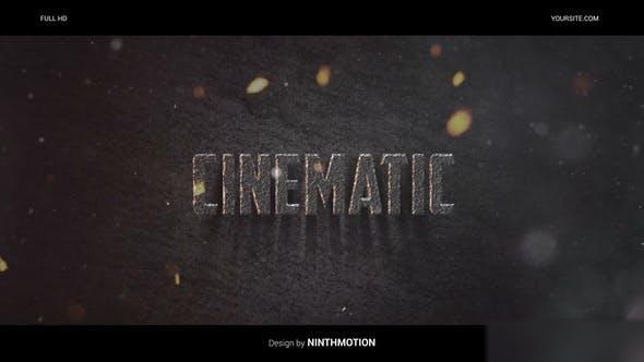 Videohive Cinematic Action Stone Trailer Titles template preview