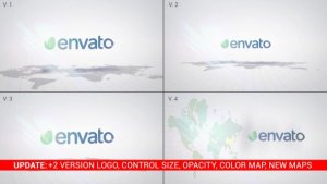 Clean Logo  AE Video Displays template preview