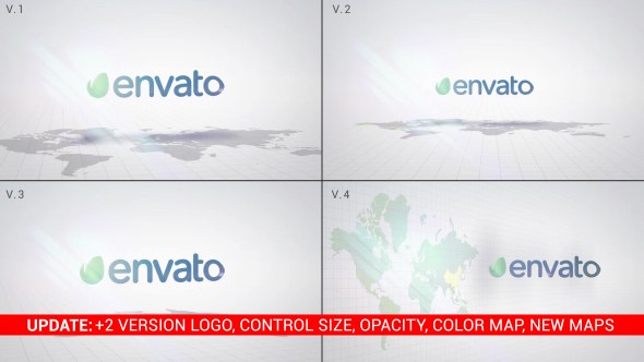 Clean Logo  AE Video Displays template preview