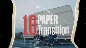 Videohive Torn Paper Transitions 53684949 Elements template preview