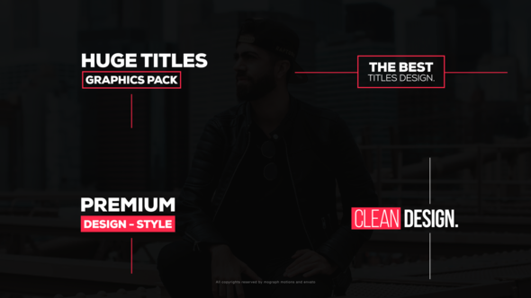 Videohive Huge Titles I Broadcast-packages template preview