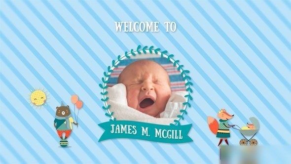 Videohive Kids Slideshow Video Displays template preview