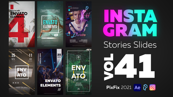 Videohive Instagram Stories Slides Vol. 41 Product Promo template preview