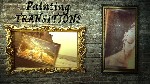 Videohive Painting Transitions Elements template preview