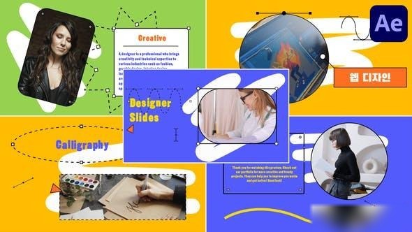 Videohive Designer Slides for After Effects Openers template preview