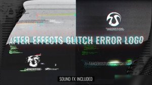 Videohive After Effects Glitch Error Logo Logo Stings template preview