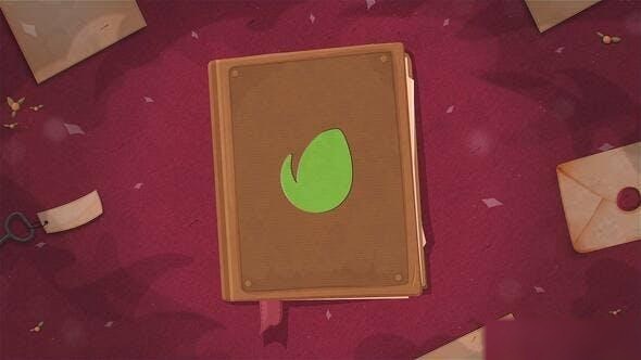Videohive Cartoon Book Intro Openers template preview