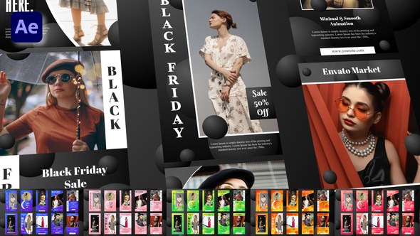 Videohive Black Friday Sale Stories Product Promo template preview