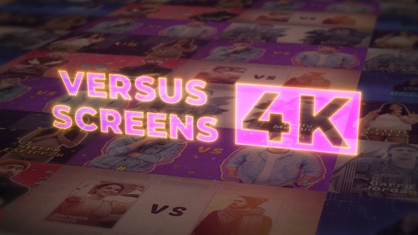 Videohive VS Versus Screens v.2 4K Elements template preview